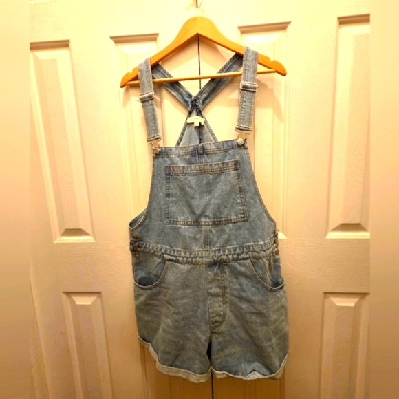 Promesa Denim Shortall – Size Large- NWOT (never worn) 🌻 - Picture 2 of 4